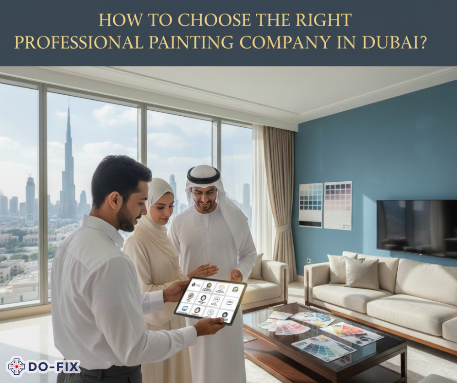 How to Choose the Right Professional Painting Company in Dubai?